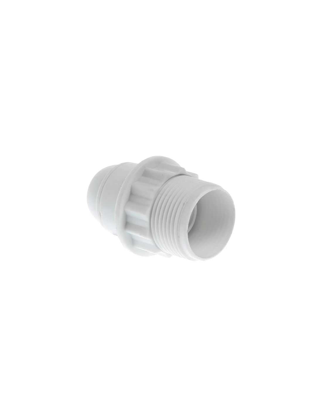 DOUILLE E27 SIMPLE BAGUE BLANCHE