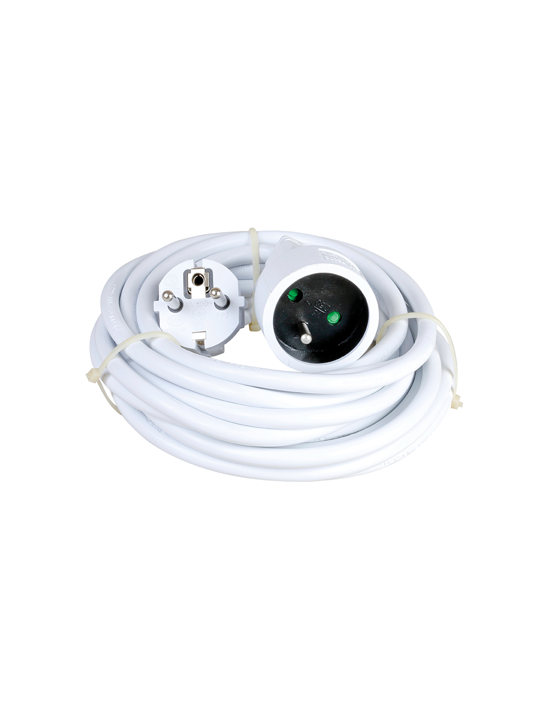 EUR'OHM Prol.10/16A 3x1.5² 5m blanc