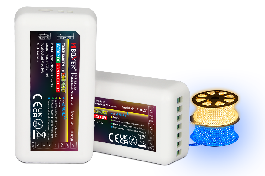 Miboxer RGBW+CCT Led Strip Controller 2,4GHZ DC12V/24V