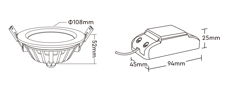 6W RGB+CCT Waterproof LED Downlight- Mi-Light - Miboxer