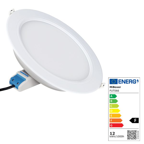 Plafonnier LED rond 12W RGB/CCT pilotable - Mi-Light - Miboxer