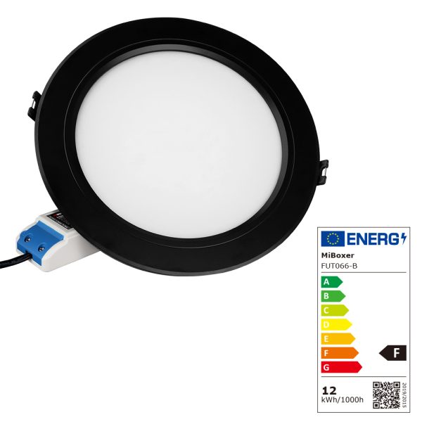 Plafonnier LED rond 12W RGB/CCT pilotable - Mi-Light - Miboxer