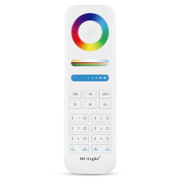 TÉLÉCOMMANDE RADIOFRÉQUENCE RGB/CCT 8 ZONES - MI-LIGHT - MIBOXER