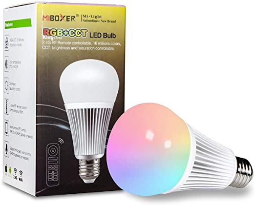 AMPOULE LED RGB/CCT 9W E27 - MI-LIGHT MIBOXER -