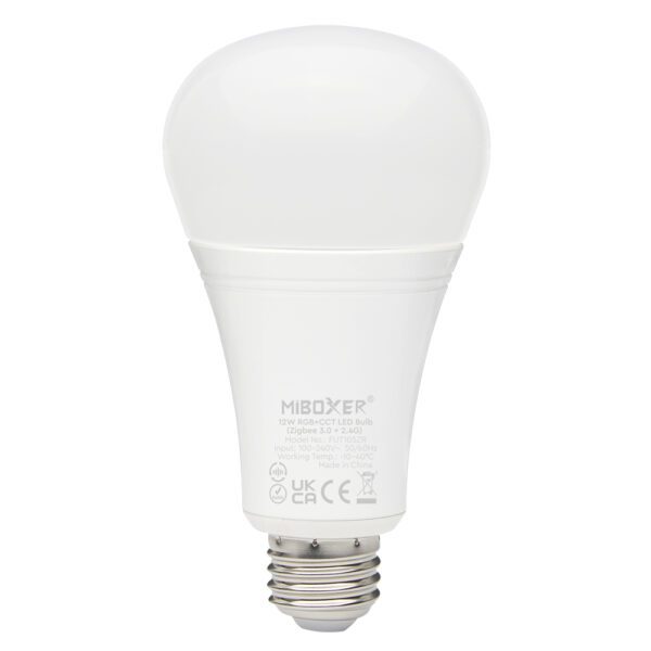 AMPOULE LED RGB/CCT 12W E27 - MI-LIGHT MIBOXER -