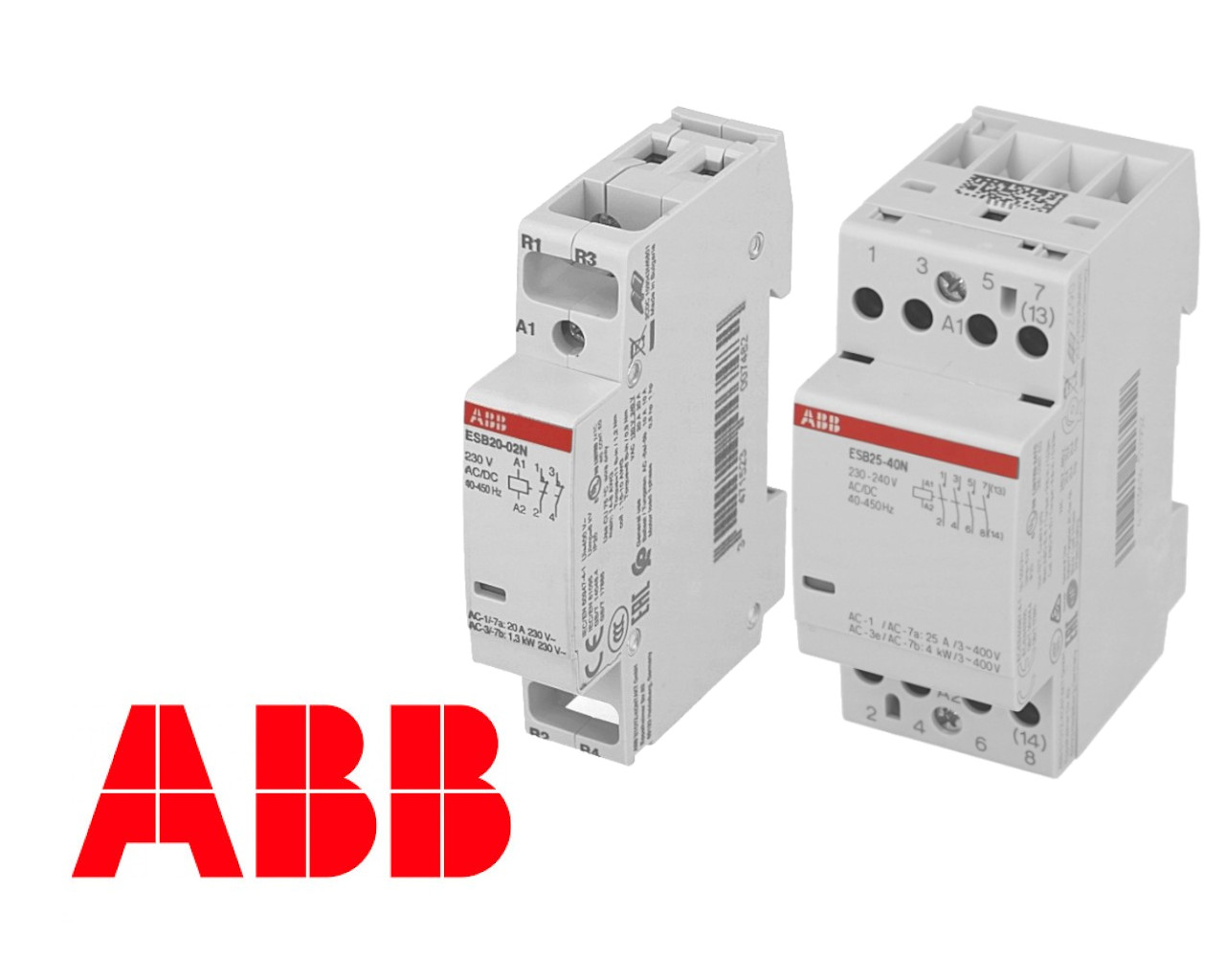 Contacteur modulaire 20A 2NF 230V ABB