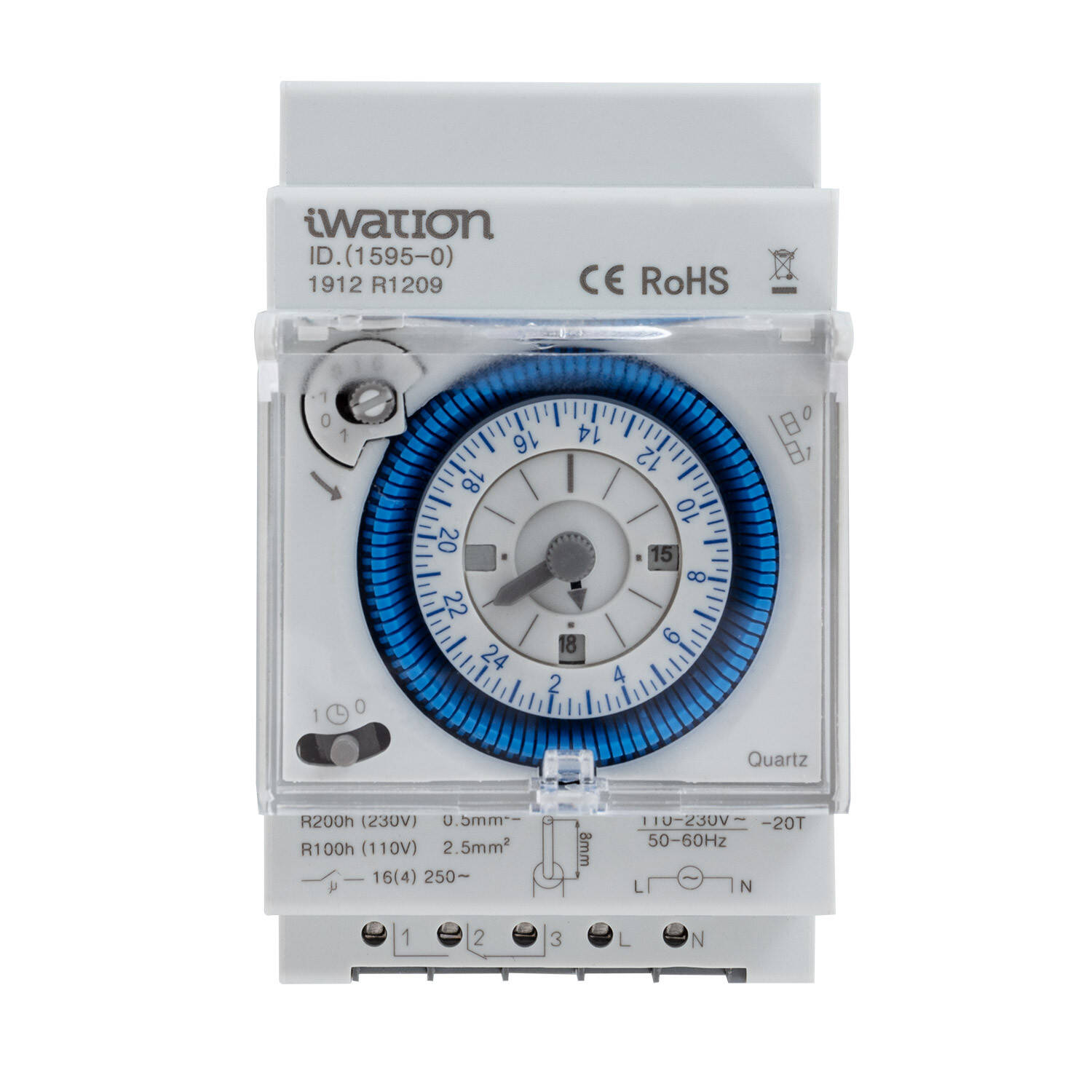 Horloge analogique journalière - Zenitech
