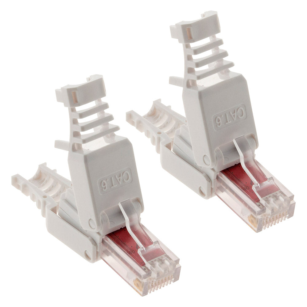 10 FICHES RJ45 CAT6 EASY CONNECT