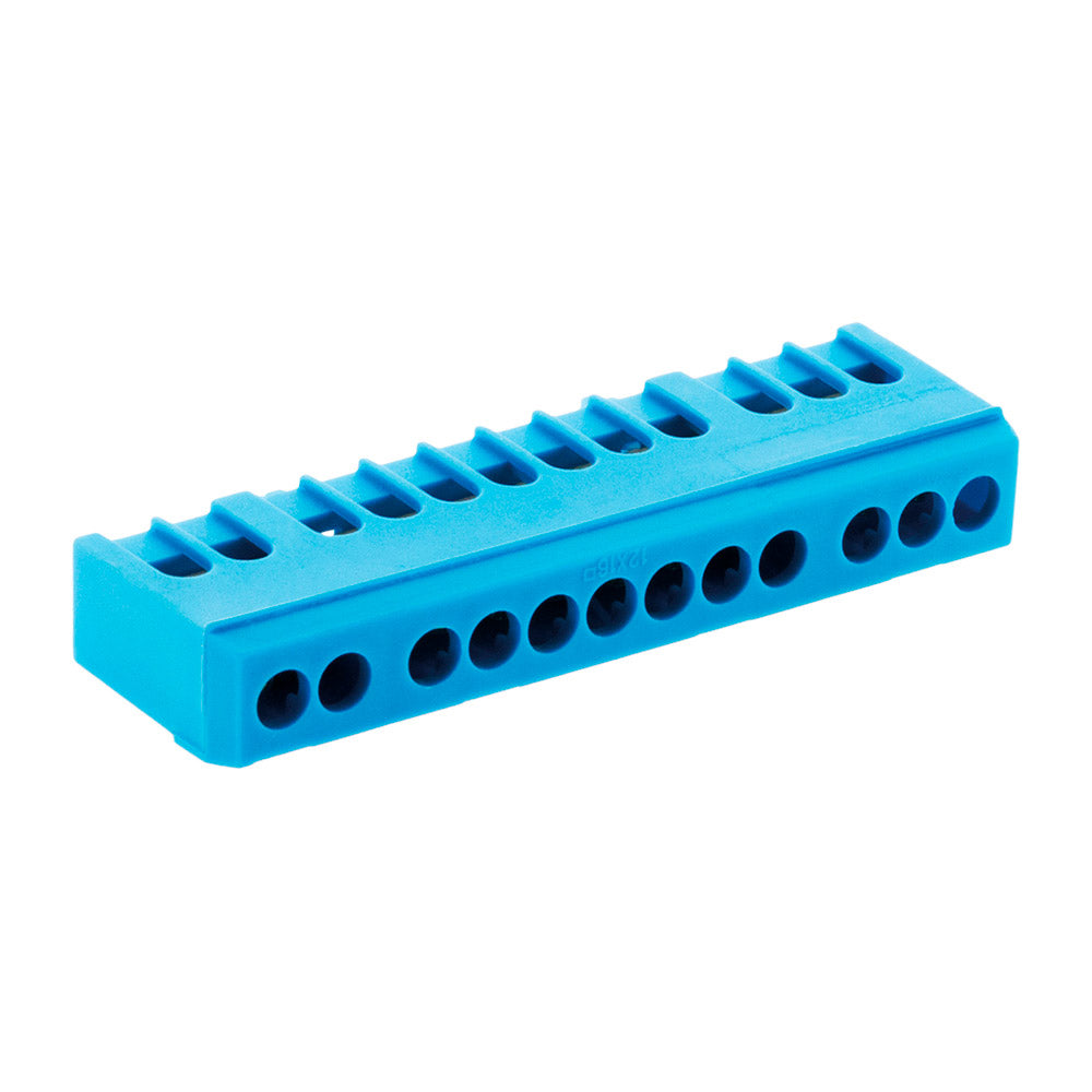 Bornier Neutre Bleu 12 Modules