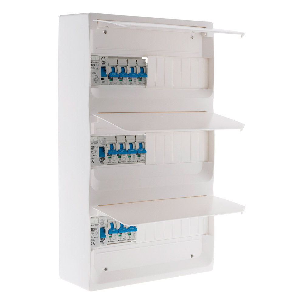 Coffret précablé 39 modules 11 disjoncteurs + 3 inter diff ZENITECH