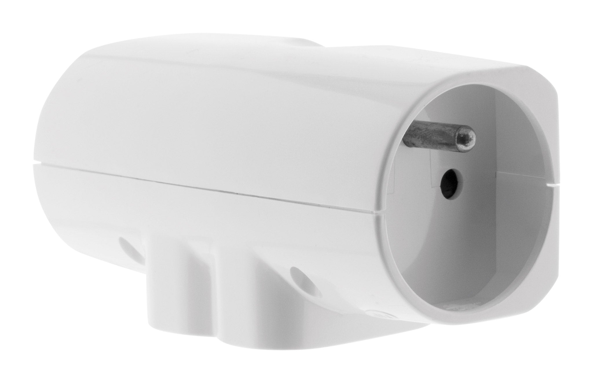 Quadriplite 2x16A + 2x6A latérale blanc