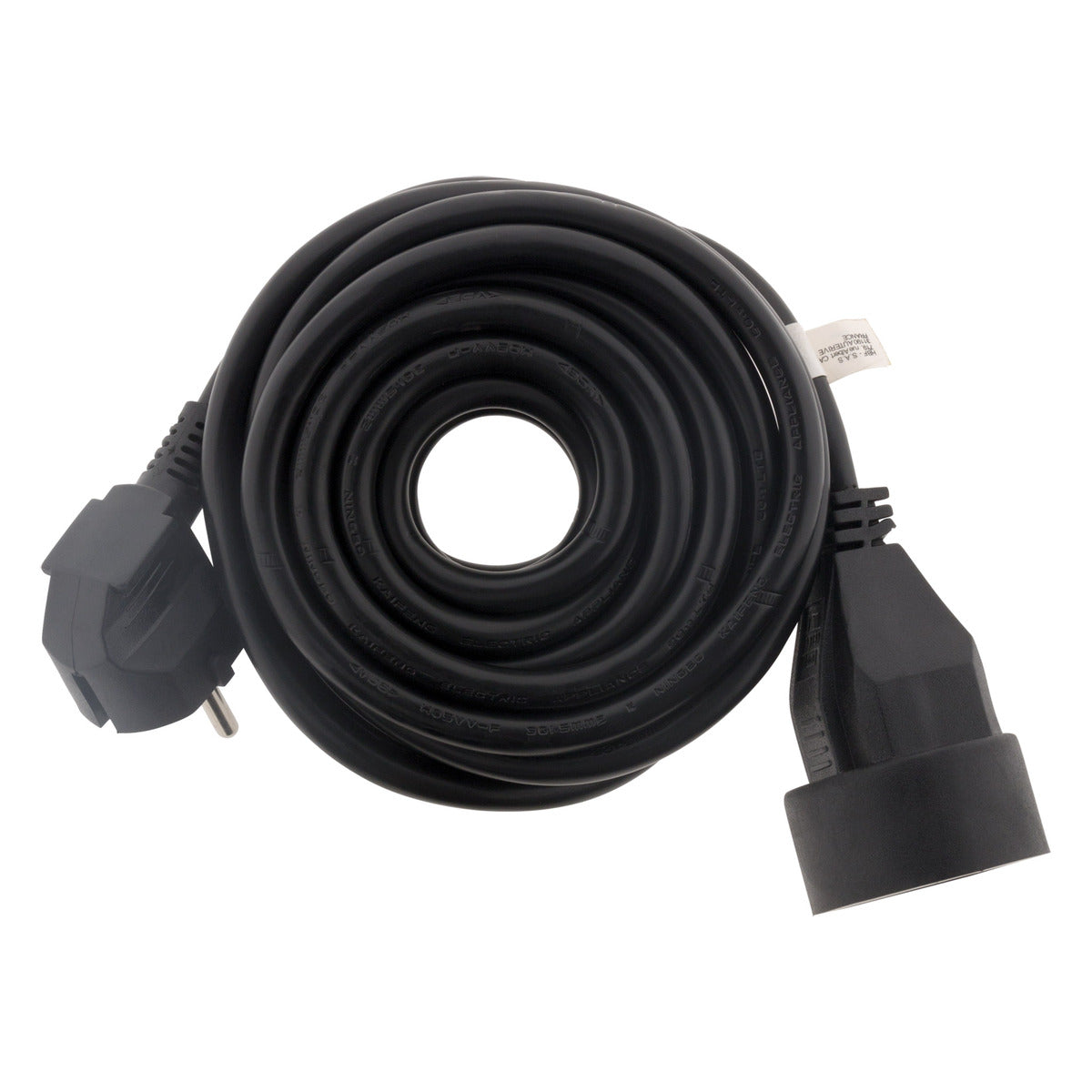 Prolongateur H05VVF 3G1,5 noir 3m