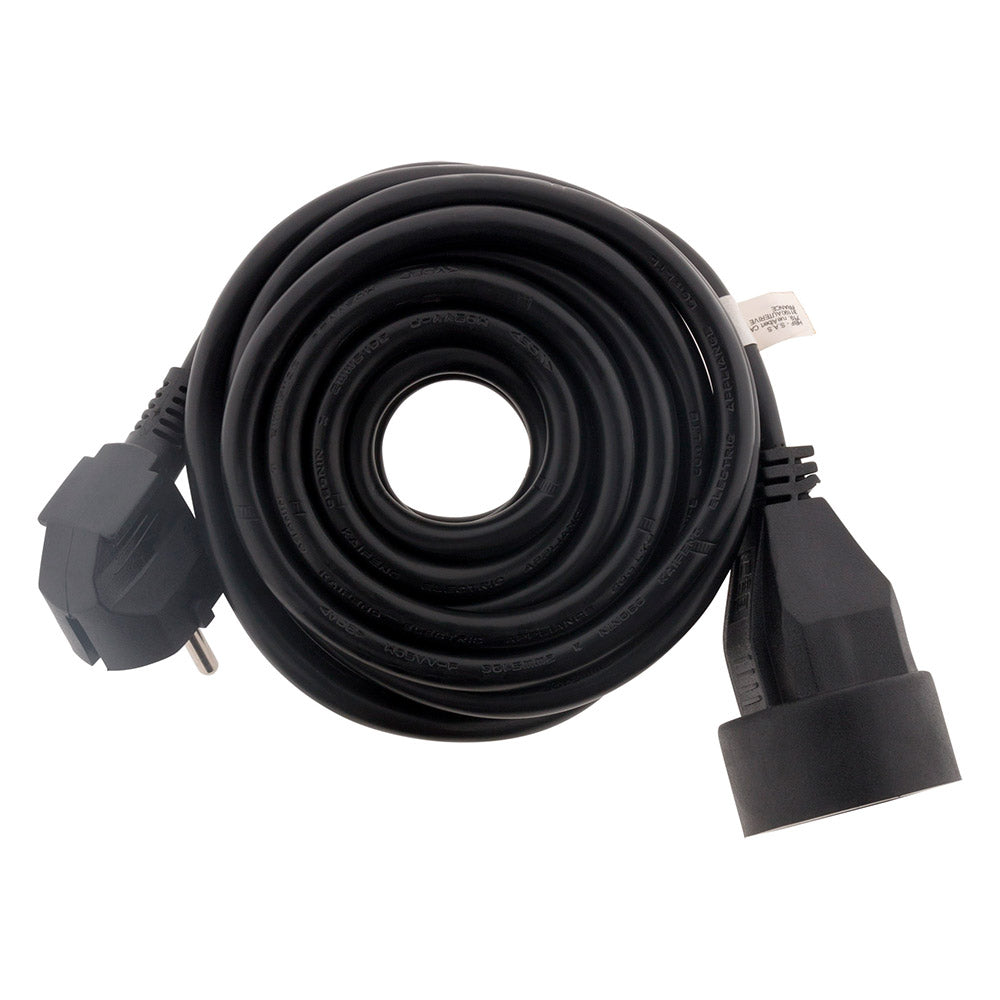 Prolongateur H05VVF 3G1,5 noir 5m