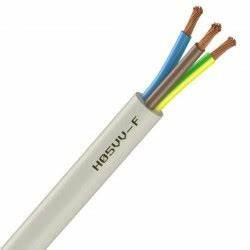 CABLE HO5VVF 3G1.5 BLANC C50M