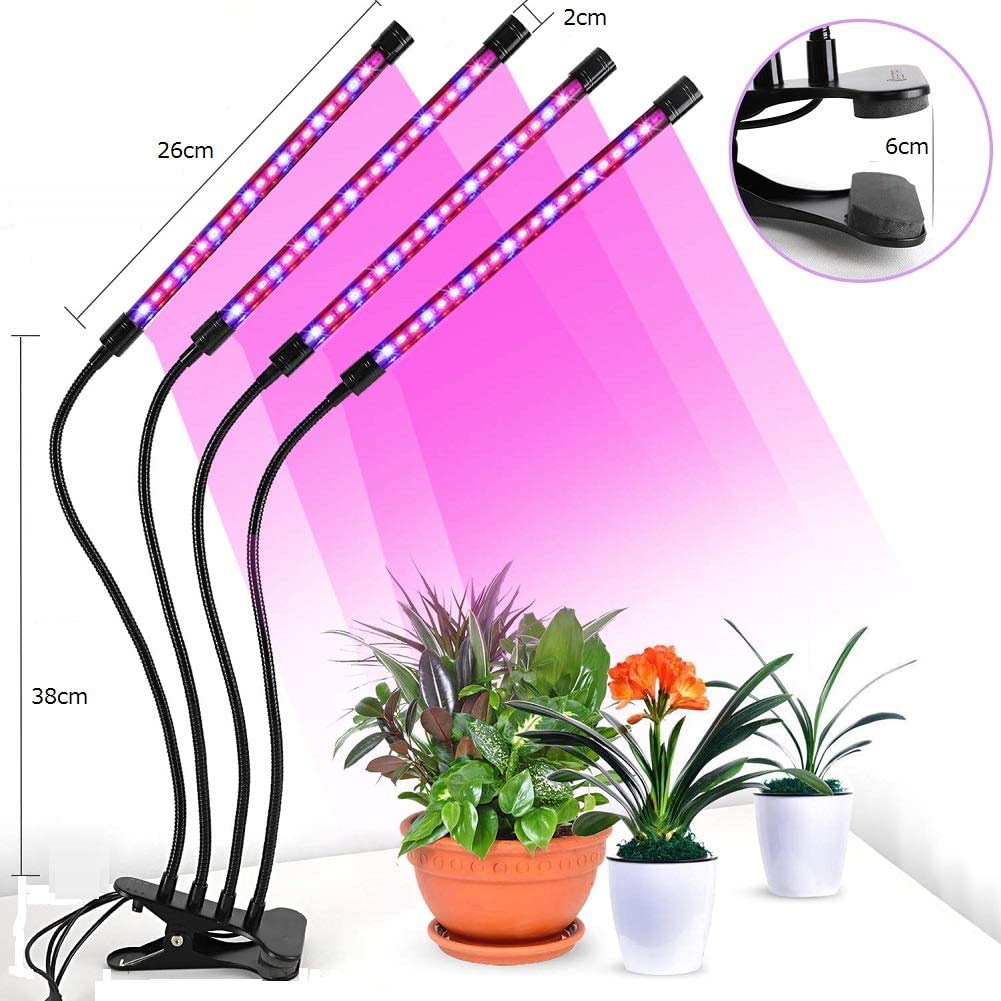 Led Clip Grow Light Five Tubes 12v 2000LM