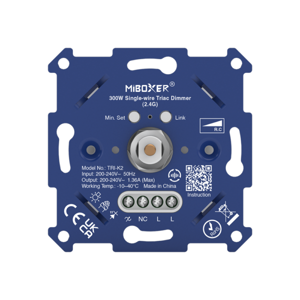 AC TRIAC RF+PUSH DIMMER