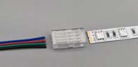 Connecteur rapide ruban COB vers emplacement 2 fils PCB 10mm