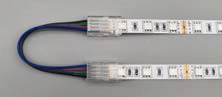 Rallonge 10cm Connecteur rapide ruban vers ruban 2 pôles PCB 10mm