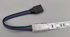 Connecteur rapide ruban vers alimentation 3 fils PCB 10mm