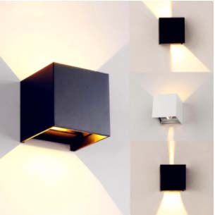 OUTDOOR LED STEP LIGHT 6WCOB IP65 BLACK BODY 3000K