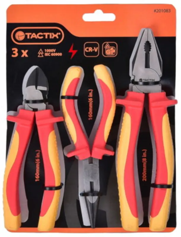 JEU 3 PINCES VDE 1000 VOLT