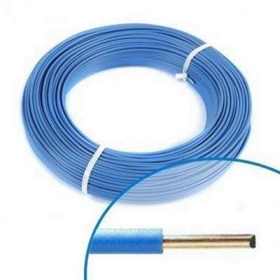 Fil HO7V-U 1x1,5mm² 100m bleu