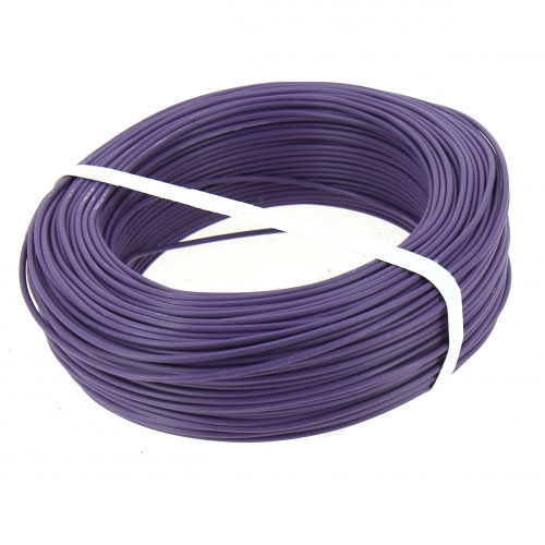 Fil HO7V-U 1x1,5mm² 100m Violet