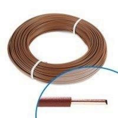 Fil HO7V-U 1x1,5mm² 100m marron
