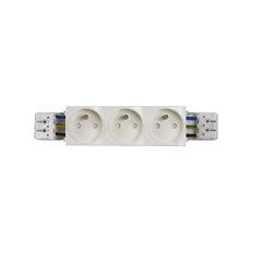 ENSTO BLOC RECOUVRANT 3PC KLÉ@ IP4X CLIP45 BLANC RAL9010