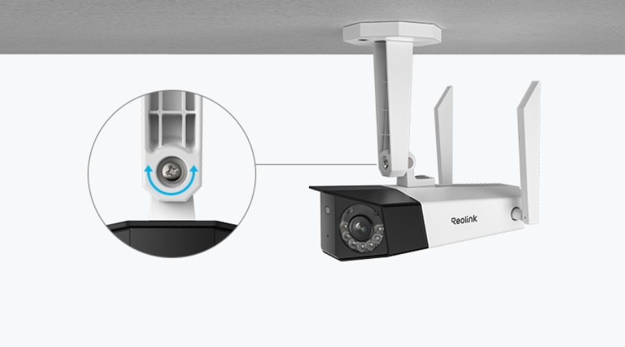 Reolink Duo 2 Caméra panoramique à batterie Wifi avec détection intelligente