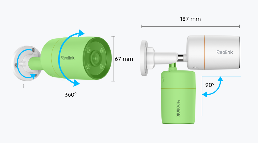 Reolink Caméra PoE Intelligente 12MP à Projecteur