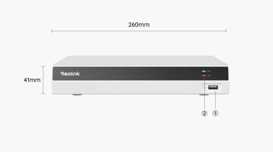 Reolink NVR PoE à 8 Canaux pour Enregistrement 24h/7j Fiable