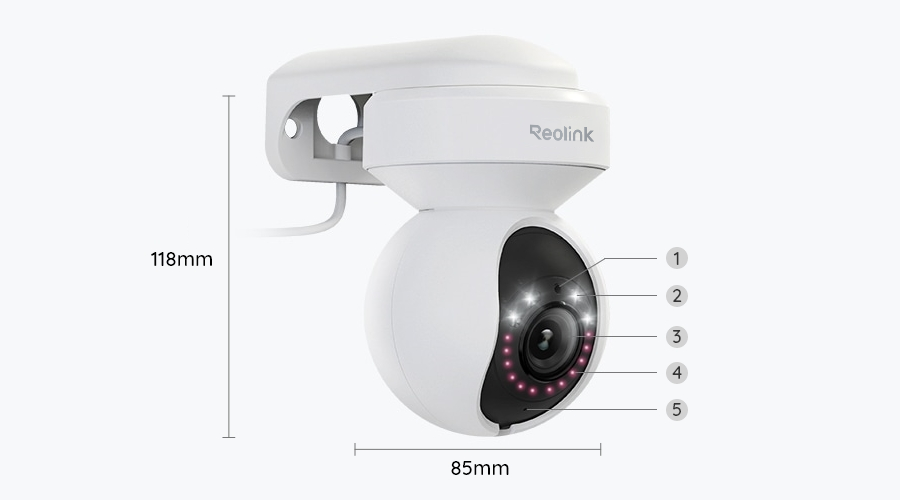 Reolink Camera Wifi E1 Zoom V2 5MP