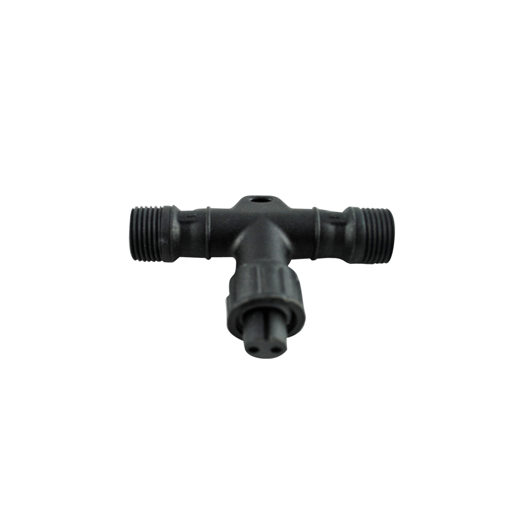 T connector for outdoor lights 2 pins