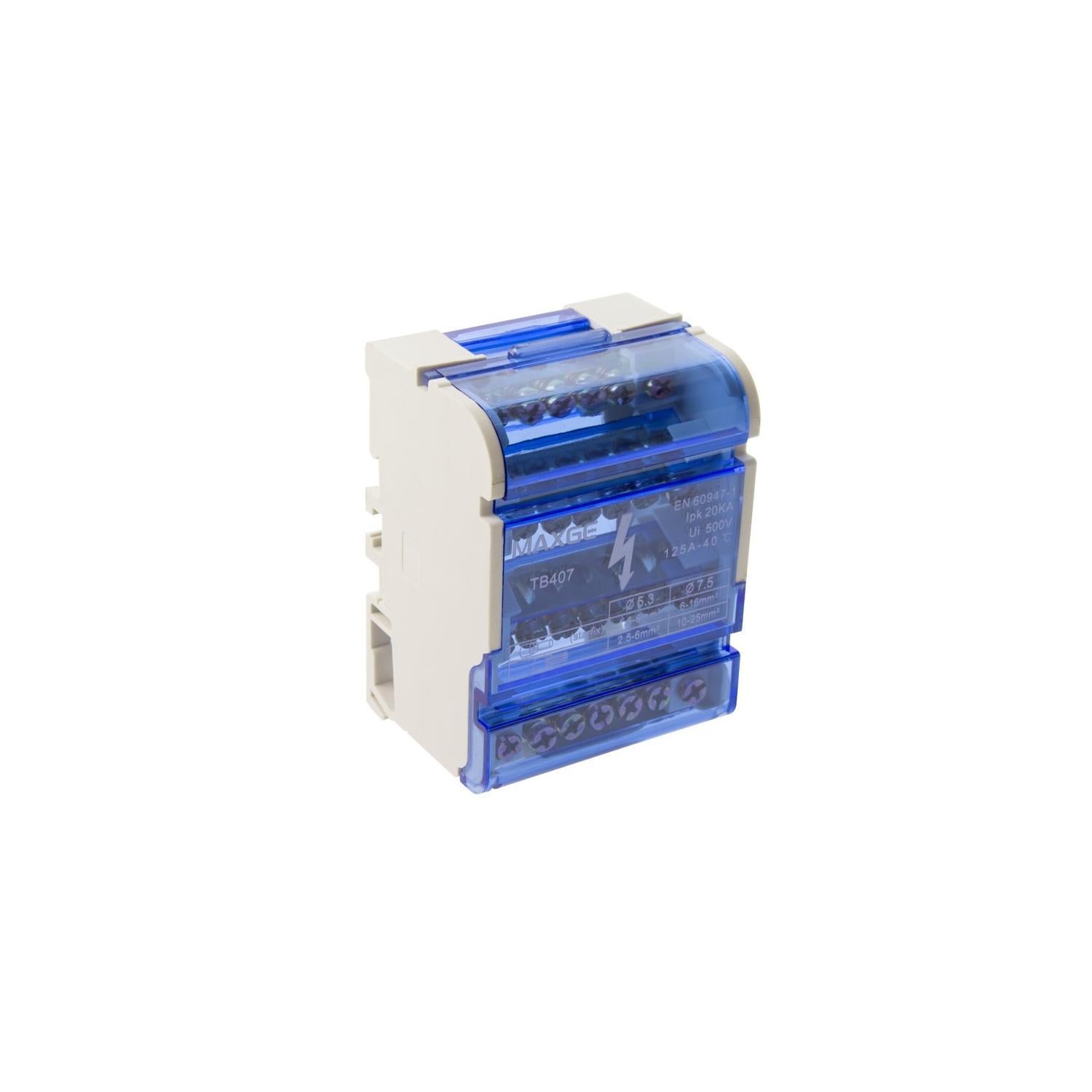 Répartiteur modulaire 4P 125A MAXGE 88x132x51