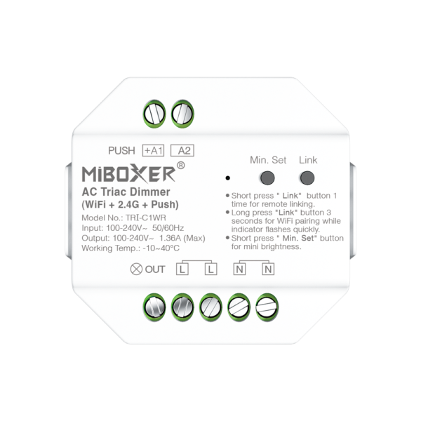 AC Triac Dimmer (WiFi + 2.4G+Push)