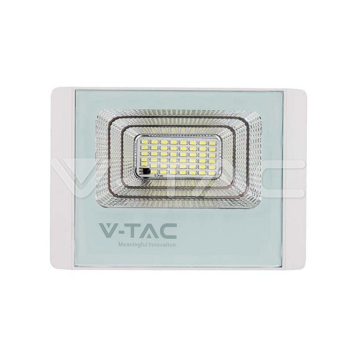VT-60W 20W SOLAR PANEL WITH LED FLOODLIGHT 6400K WHITE BODY