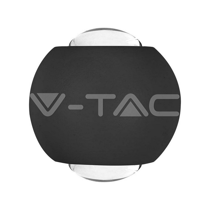 VT-2502 2W LED COB 2 WAY WALL LIGHT 4000K BLACK BODY
