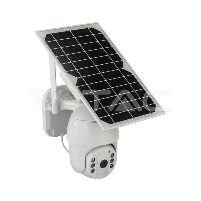 VT-11024-4G HD SMART SOLAR ENERGY PTZ CAMERA SENSOR WHITE BODY