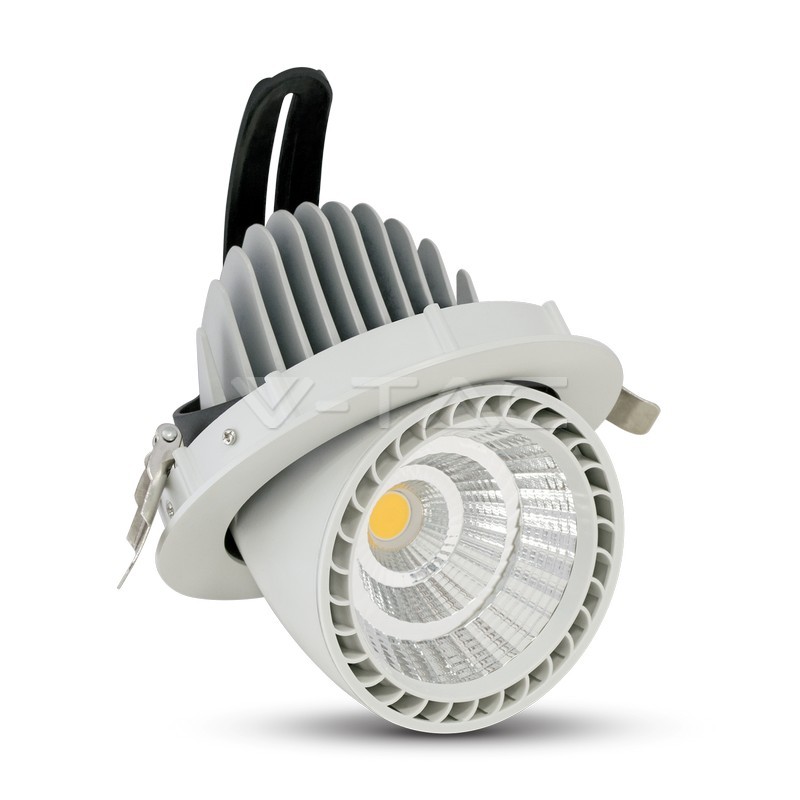 VT-2933 33W LED Zoom Fitting Downlight Round 6000K