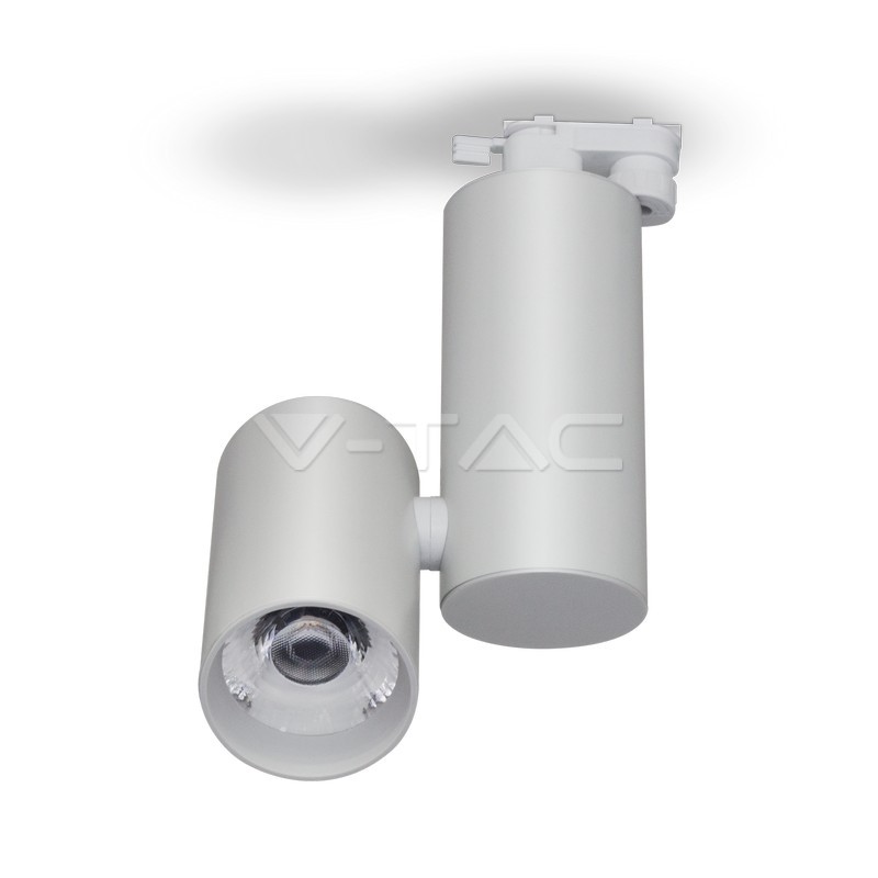 VT-4635 30W LED Track Light White Body 6000K