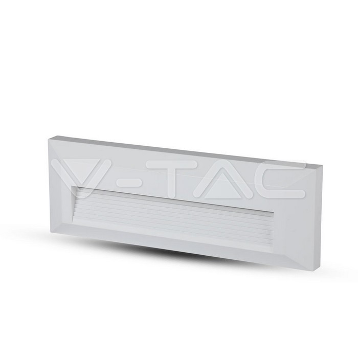 VT-1162 3W LED Step Light White Body Round Rectangular 4000K