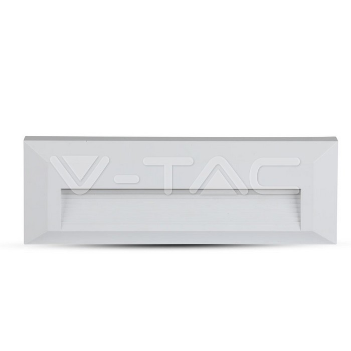 VT-1162 3W LED Step Light White Body Round Rectangular 4000K