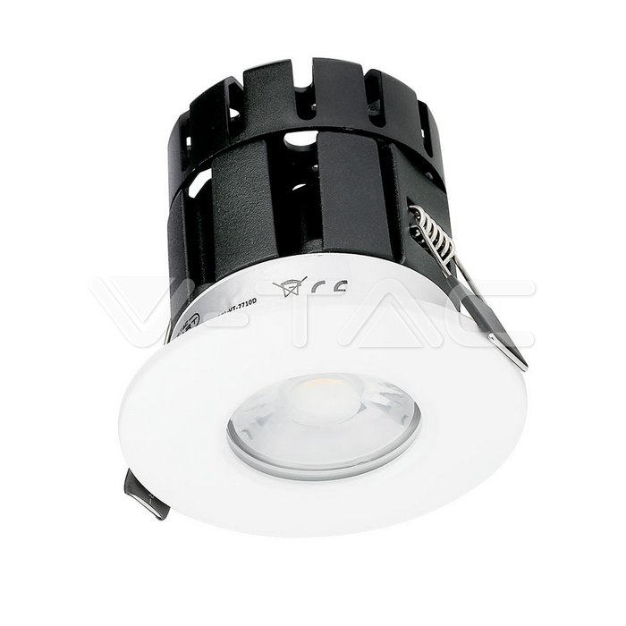 VT-7710D 10W LED Downlight Bluetooth Fire Rated CCT Changeable Dimmable IP65
