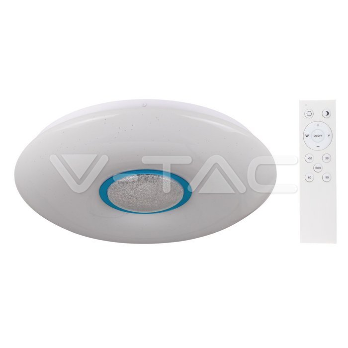 VT-8556 LED 30W/60W/30W DOMELIGHT-REMOTE CONTROL-CCT CHANGING -DIMMABLE-ROUND