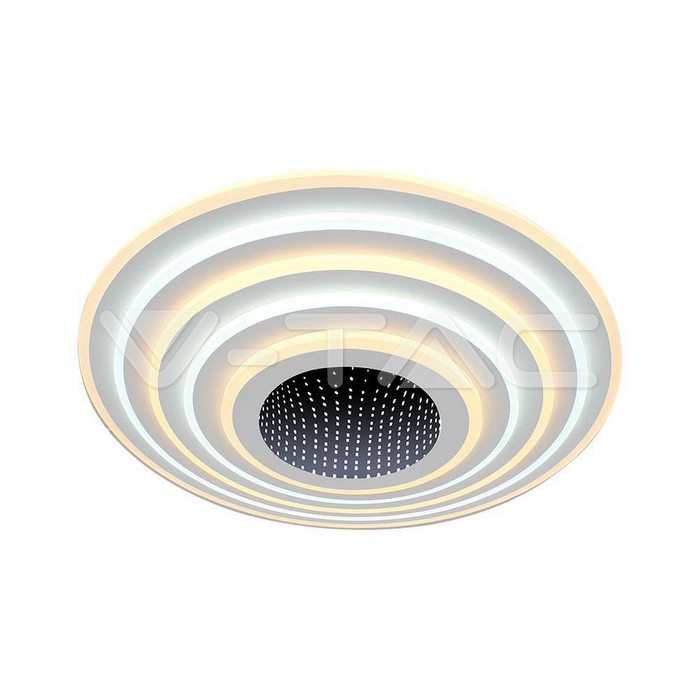 VT-7961 125W LED SMART DECORATIVE CEILING LAMP 50x7CM 3IN1 DIMMABLE+REMOTE CONTROL