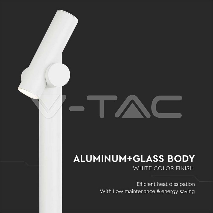 VT-215 LED Bulb - SAMSUNG CHIP 15W E27 A65 Plastic 3000K