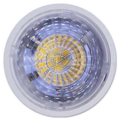 VT-2886D LED Spotlight - 7W GU10 Plastic With Lens 4500K Dimmable 38°