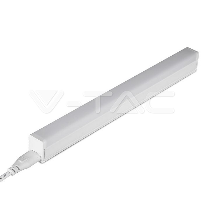 VT-2889 LED Spotlight - 8W GU10 SMD White Plastic Lens 38° 4500K