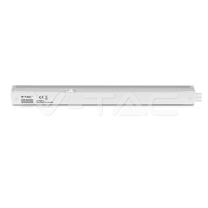 VT-2889 LED Spotlight - 8W GU10 SMD White Plastic Lens 38° 4500K